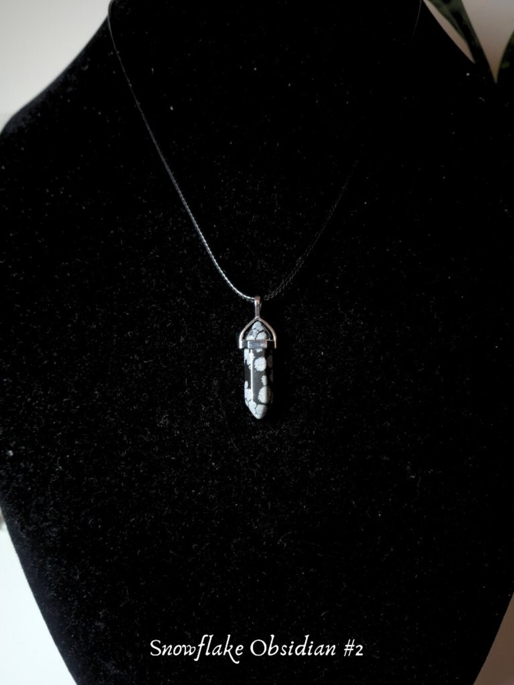 Snowflake Obsidian Necklaces - Picture 5 of 8
